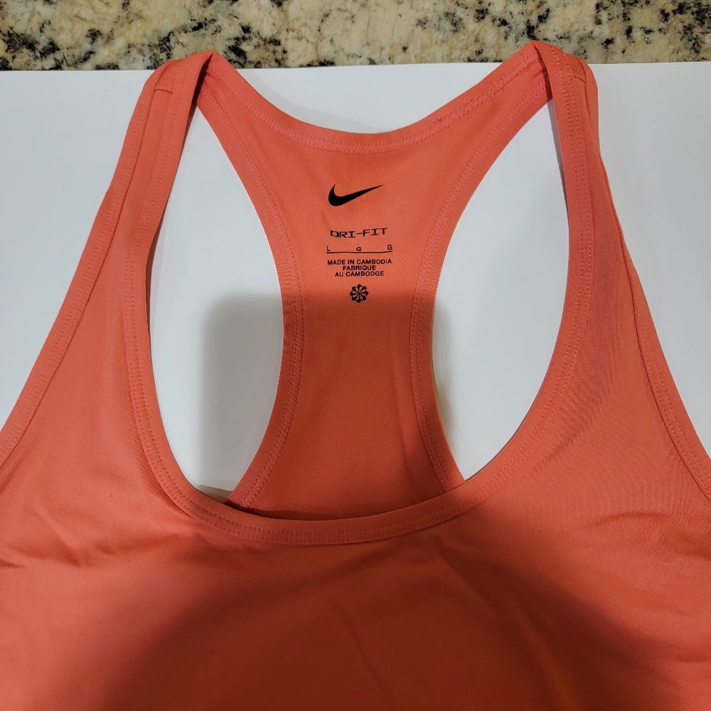 Nike Women's Dri-Fit Orange Maternity Tank